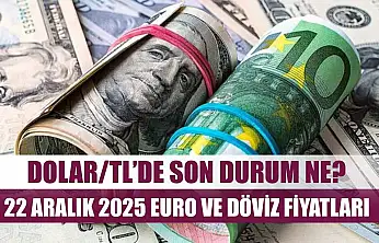 Dolar/TL'de son durum ne? 22 Aralık 2025 Euro ve döviz fiyatları