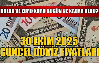 Dolar ve Euro kuru bugün ne kadar oldu?  30 Ekim 2025 güncel döviz fiyatları
