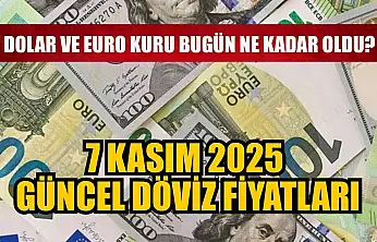 Dolar ve Euro kuru bugün ne kadar oldu?  7 Kasım 2025 güncel döviz fiyatları
