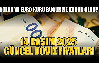 Dolar ve Euro kuru bugün ne kadar oldu?  14 Kasım 2025 güncel döviz fiyatları