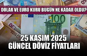 Dolar ve Euro kuru bugün ne kadar oldu?  25 Kasım 2025 güncel döviz fiyatları