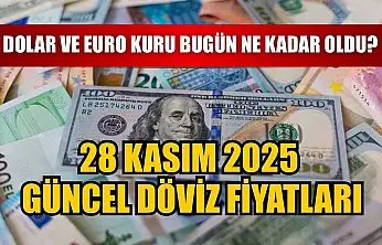 Dolar ve Euro kuru bugün ne kadar oldu?  28 Kasım 2025 güncel döviz fiyatları