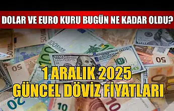 Dolar ve Euro kuru bugün ne kadar oldu?  1 Aralık 2025 güncel döviz fiyatları
