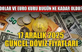 Dolar ve Euro kuru bugün ne kadar oldu?  17 Aralık 2025 güncel döviz fiyatları