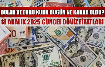 Dolar ve Euro kuru bugün ne kadar oldu?  18 Aralık 2025 güncel döviz fiyatları
