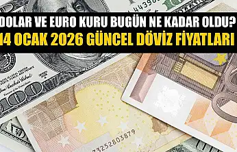 Dolar ve Euro kuru bugün ne kadar oldu?  14 Ocak 2026 güncel döviz fiyatları