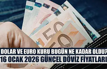 Dolar ve Euro kuru bugün ne kadar oldu?  16 Ocak 2026 güncel döviz fiyatları
