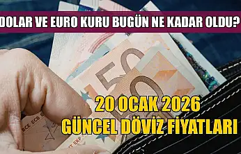 Dolar ve Euro kuru bugün ne kadar oldu? 20 Ocak 2026 güncel döviz fiyatları