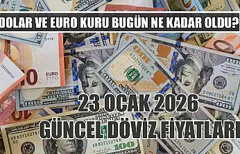 Dolar ve Euro kuru bugün ne kadar oldu?  23 Ocak 2026 güncel döviz fiyatları
