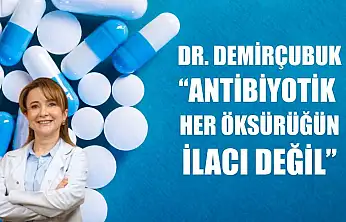 Dr. Demirçubuk: 'Antibiyotik her öksürüğün ilacı değil'