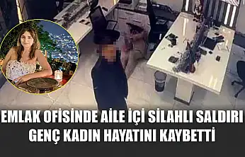 Emlak Ofisinde Aile İçi Silahlı Saldırı: Genç Kadın Hayatını Kaybetti