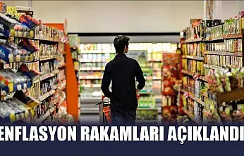 Enflasyon rakamları açıklandı