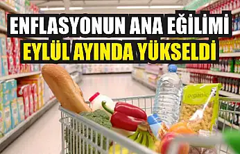 Enflasyonun ana eğilimi eylül ayında yükseldi
