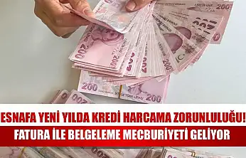 Esnafa Yeni Yılda Kredi Harcama Zorunluluğu: Fatura ile Belgeleme Mecburiyeti Geliyor