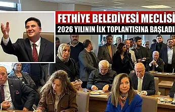 Fethiye Belediyesi Meclisi 2026 yılının ilk toplantısına başladı