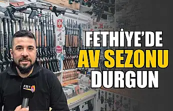 Fethiye'de av sezonu durgun
