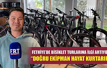 Fethiye'de bisiklet turlarına ilgi artıyor: 'Doğru ekipman hayat kurtarır'