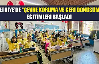 Fethiye'de 'Çevre Koruma ve Geri Dönüşüm' eğitimleri başladı