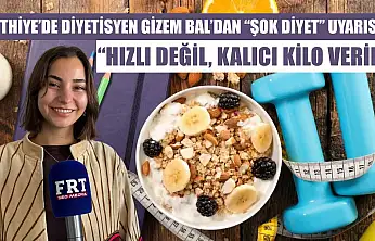 Fethiye'de Diyetisyen Gizem Bal'dan 'Şok Diyet' uyarısı: 'Hızlı değil, kalıcı kilo verin'