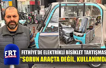 Fethiye'de elektrikli bisiklet tartışması: 'Sorun araçta değil, kullanımda'