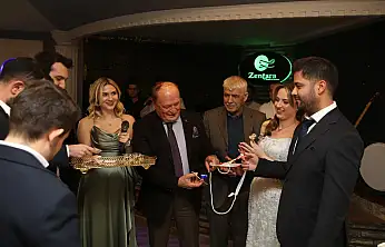 Fethiye'de genç avukatlar Büşra ile Ceyhun evlilik yolunda ilk adımı attı