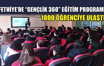 Fethiye'de 'Gençlik 360' Eğitim Programı 1800 Öğrenciye Ulaştı