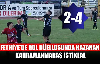 Fethiye'de gol düellosunda kazanan Kahramanmaraş İstiklal: 2-4