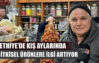 Fethiye'de kış aylarında bitkisel ürünlere ilgi artıyor