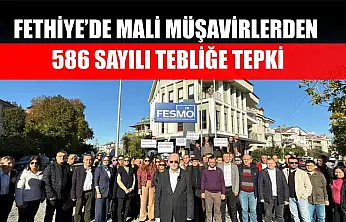 Fethiye'de mali müşavirlerden 586 Sayılı Tebliğe tepki