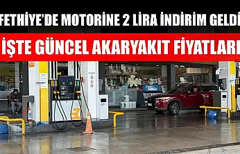Fethiye'de motorine 2 lira indirim geldi, işte güncel akaryakıt fiyatları