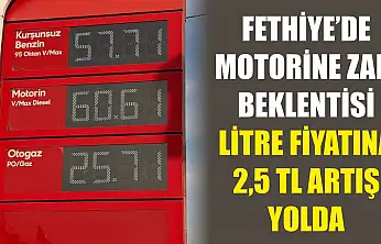 Fethiye'de Motorine Zam Beklentisi: Litre Fiyatına 2,5 TL Artış Yolda