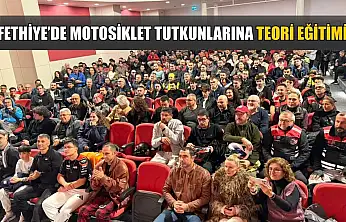 Fethiye'de motosiklet tutkunlarına teori eğitimi