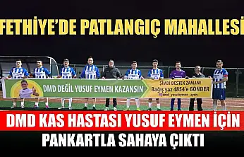 Fethiye'de Patlangıç Mahallesi, DMD Kas Hastası Yusuf Eymen İçin Pankartla Sahaya Çıktı