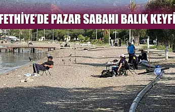 Fethiye'de Pazar Sabahı Balık Keyfi