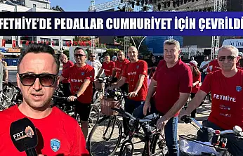 Fethiye'de Pedallar Cumhuriyet İçin Çevrildi