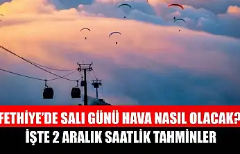 Fethiye'de Salı Günü Hava Nasıl Olacak? İşte 2 Aralık Saatlik Tahminler