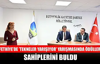 Fethiye'de 'Tekneler Yarışıyor' yarışmasında ödüller sahiplerini buldu