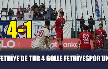 Fethiye'de tur 4 golle Fethiyespor'un: 4-1