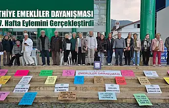 Fethiye Emekliler Dayanışması 127. Hafta Eylemini Gerçekleştirdi