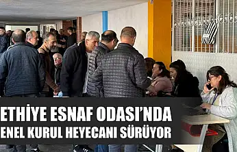 Fethiye Esnaf Odası'nda Genel Kurul heyecanı sürüyor