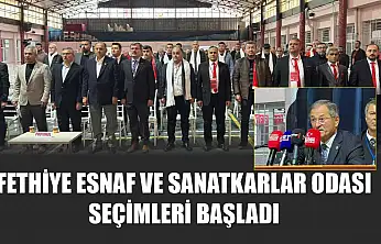Fethiye Esnaf ve Sanatkarlar Odası Seçimleri Başladı