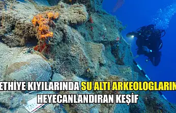 Fethiye kıyılarında su altı arkeologlarını heyecanlandıran keşif