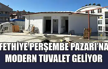 Fethiye Perşembe Pazarı'na modern tuvalet geliyor