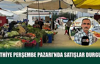 Fethiye Perşembe Pazarı'nda satışlar durgun