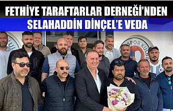 Fethiye Taraftarlar Derneği'nden Selahaddin Dinçel'e Veda