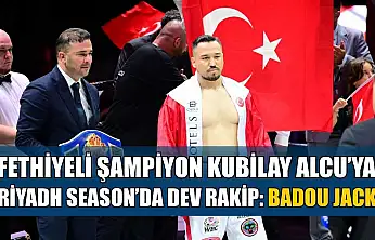 Fethiyeli Şampiyon Kubilay Alcu'ya Riyadh Season'da Dev Rakip: Badou Jack