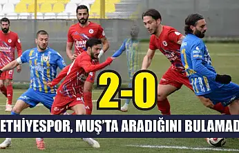 Fethiyespor, Muş'ta aradığını bulamadı: 2-0
