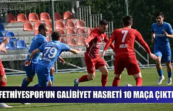 Fethiyespor'un galibiyet hasreti 10 maça çıktı