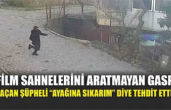 Film sahnelerini aratmayan gasp: Kaçan şüpheli 'Ayağına sıkarım' diye tehdit etti
