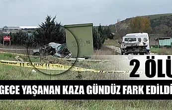 Gece yaşanan kaza gündüz fark edildi: 2 ölü